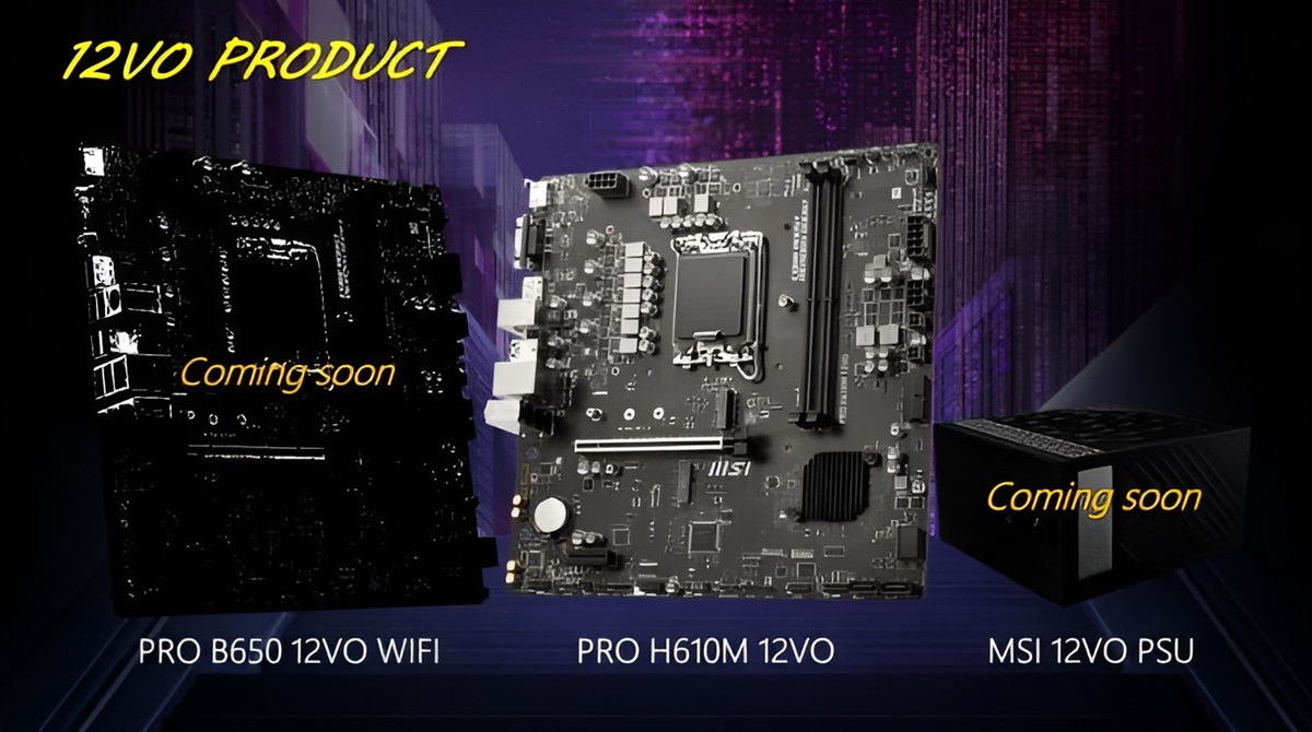 微星首款AM5平台ATX12VO主板在准备中：使用B650芯片组，明年发布
