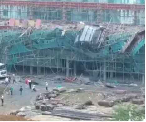 惊！广东某在建工程发生脚手架倒塌，2人死亡，3人受伤！